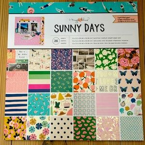 American Crafts Maggie Holmes Sunny Days scrapbook paper pad